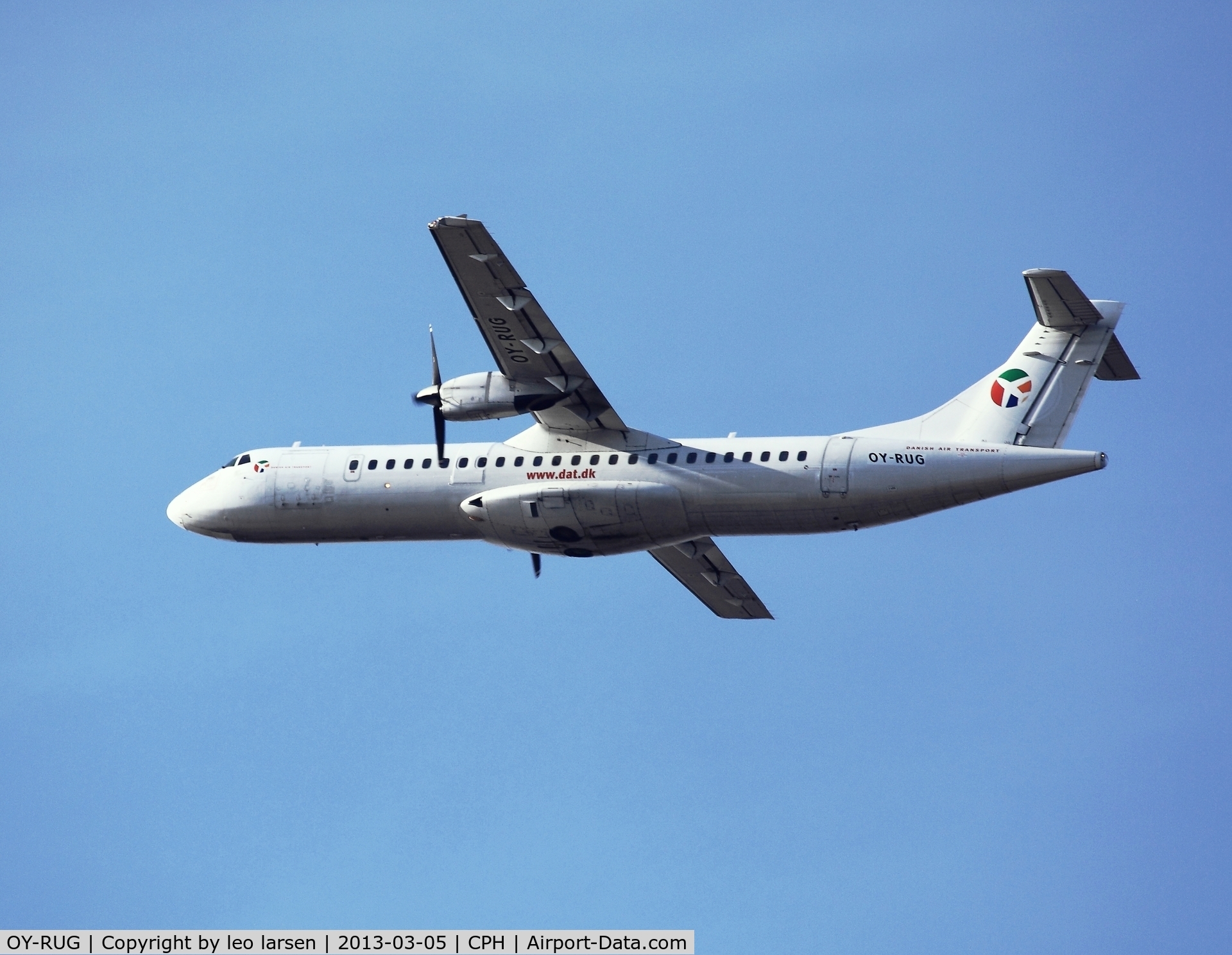 OY-RUG, 1998 ATR 72-202 C/N 509, Copenhagen Kastrup 5.3.13