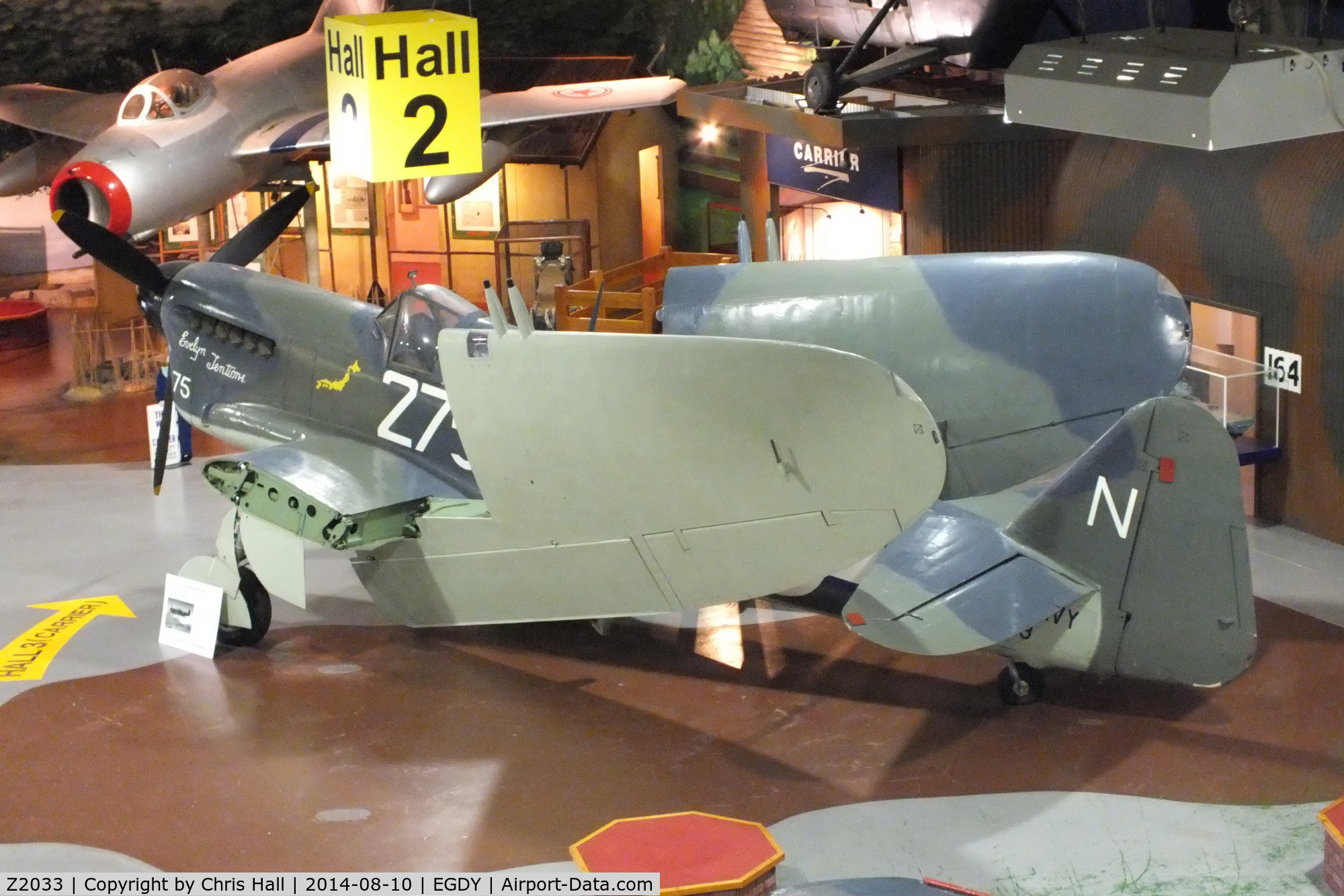 Z2033, 1944 Fairey Firefly 1 C/N F.5607, at the FAA Museum, Yeovilton