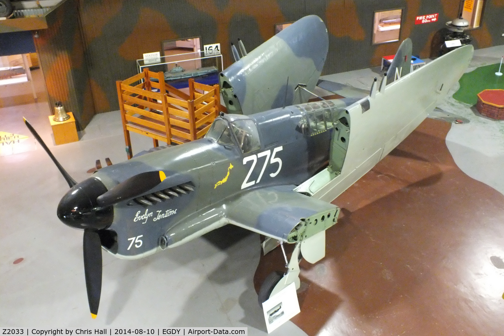 Z2033, 1944 Fairey Firefly 1 C/N F.5607, at the FAA Museum, Yeovilton