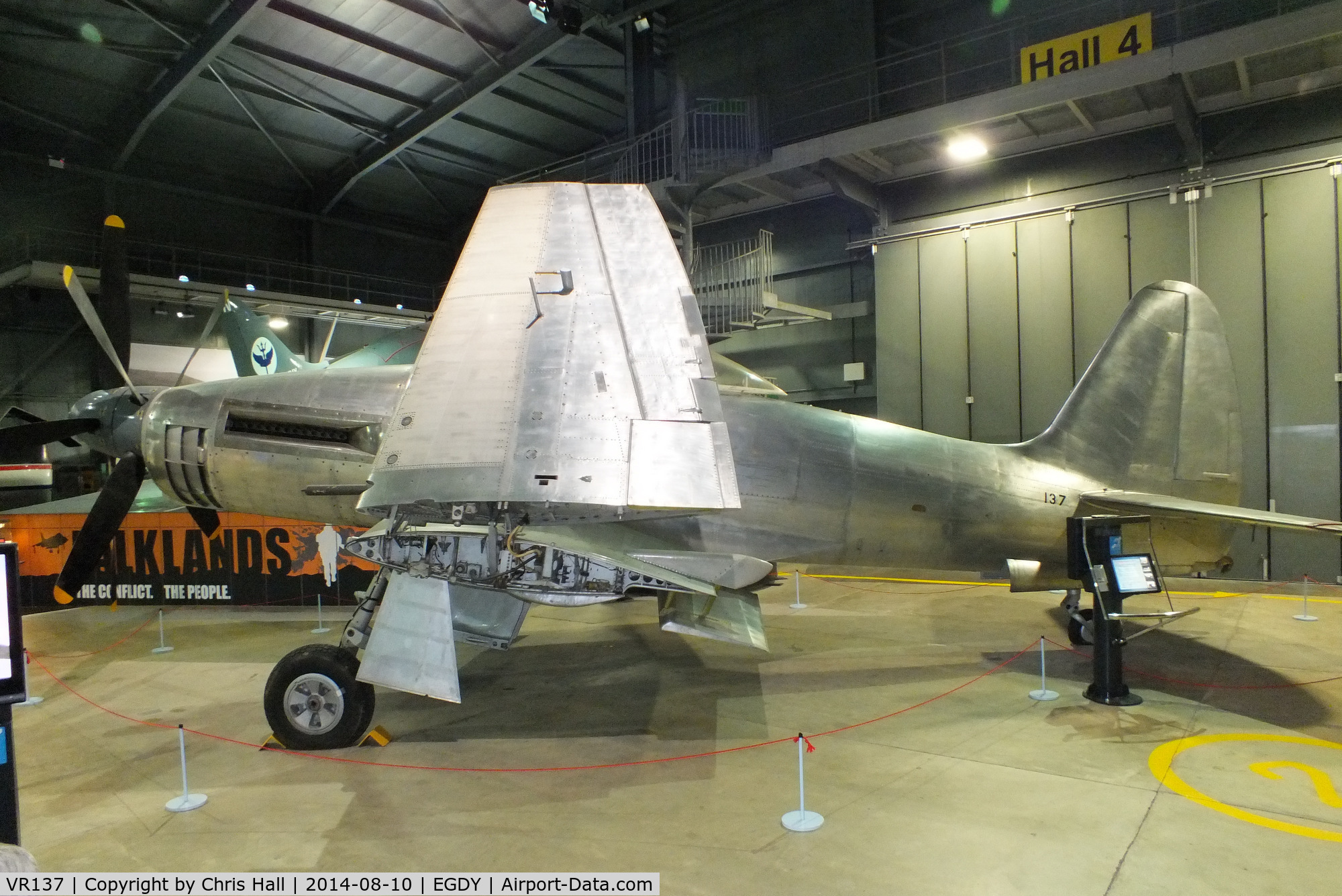 VR137, 1947 Westland Wyvern TF1 C/N Not known, at the FAA Museum, Yeovilton