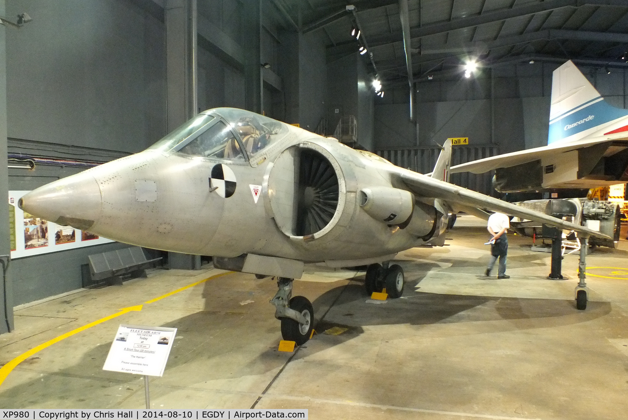 XP980, Hawker Siddeley P.1127 C/N P-05, at the FAA Museum, Yeovilton