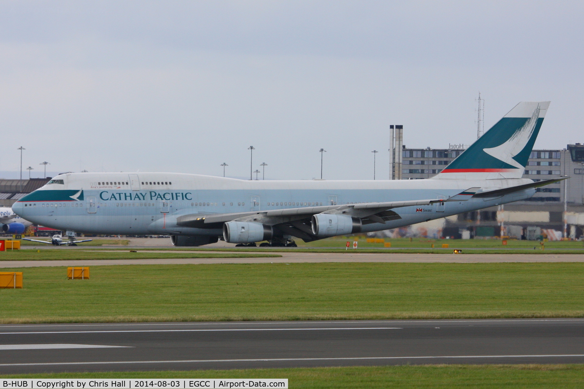 B-HUB, 1992 Boeing 747-467 C/N 25873, penultimate flight for this Cathay Pacific B747 before flying to Bruntingthorpe to be scrapped