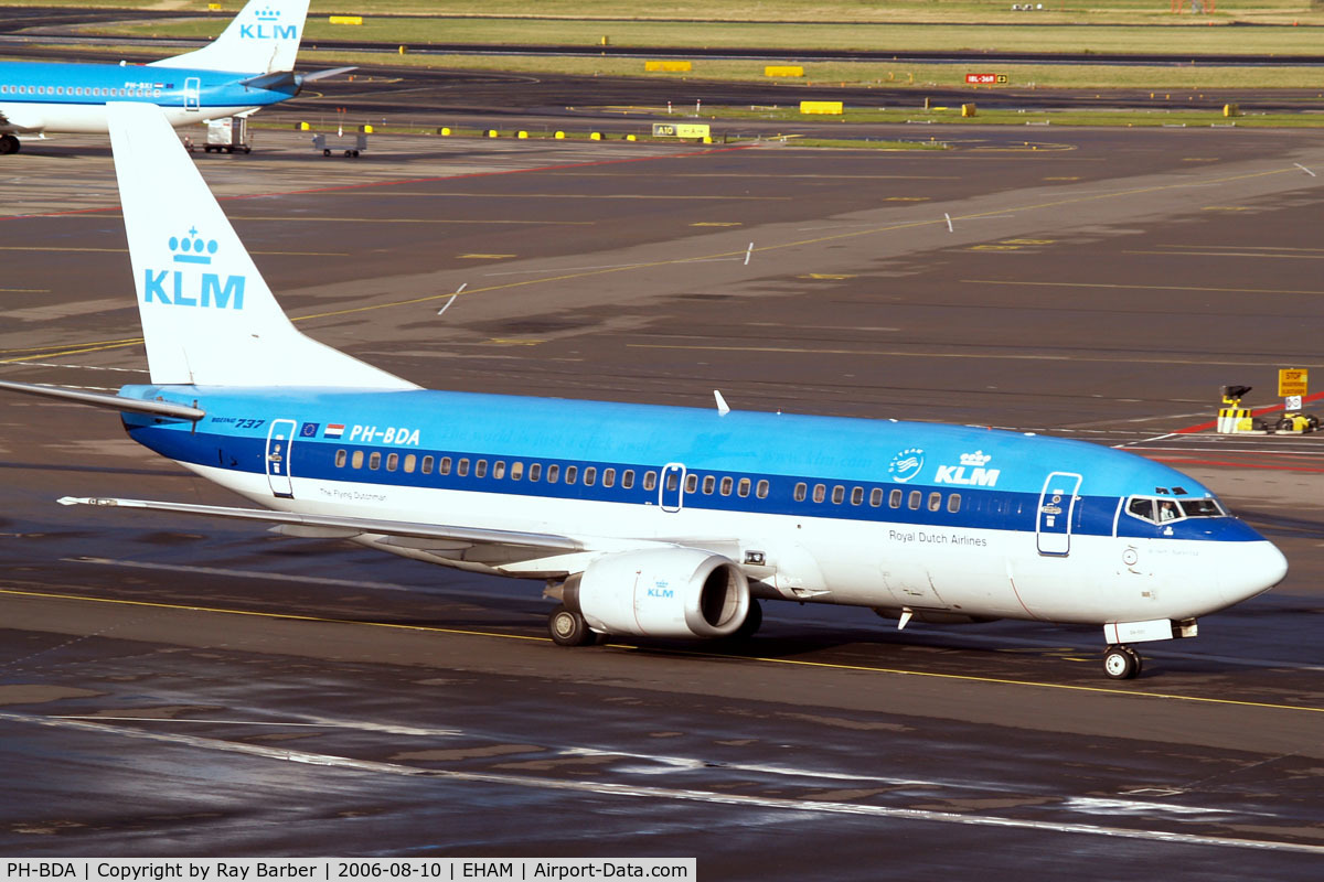 PH-BDA, 1986 Boeing 737-306 C/N 23537, Boeing 737-306 [23537] (KLM Royal Dutch Airlines) Amsterdam-Schiphol~PH 10/08/2006