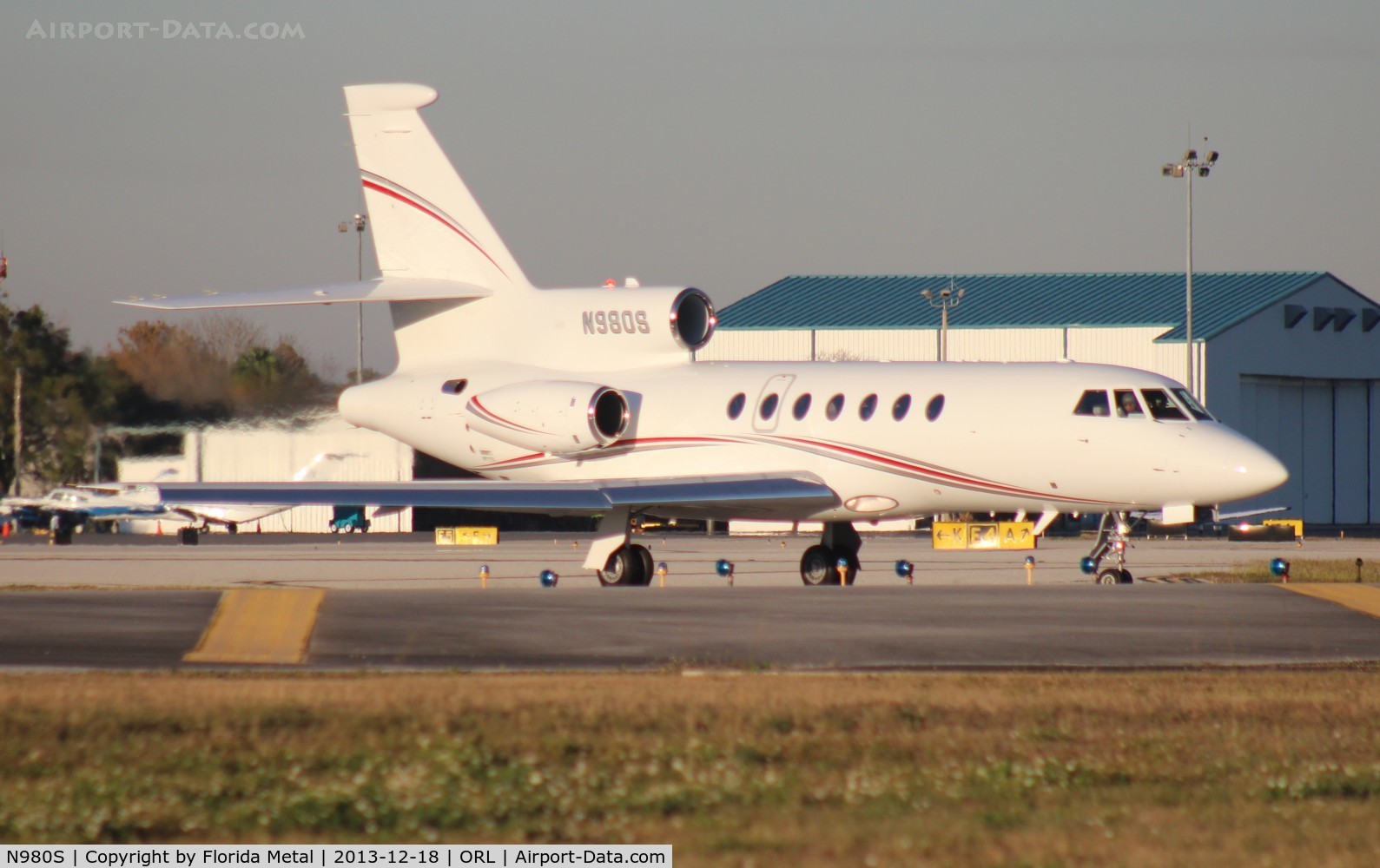 N980S, 1994 Dassault Falcon 50 C/N 249, Outback Steakhouse Falcon 50