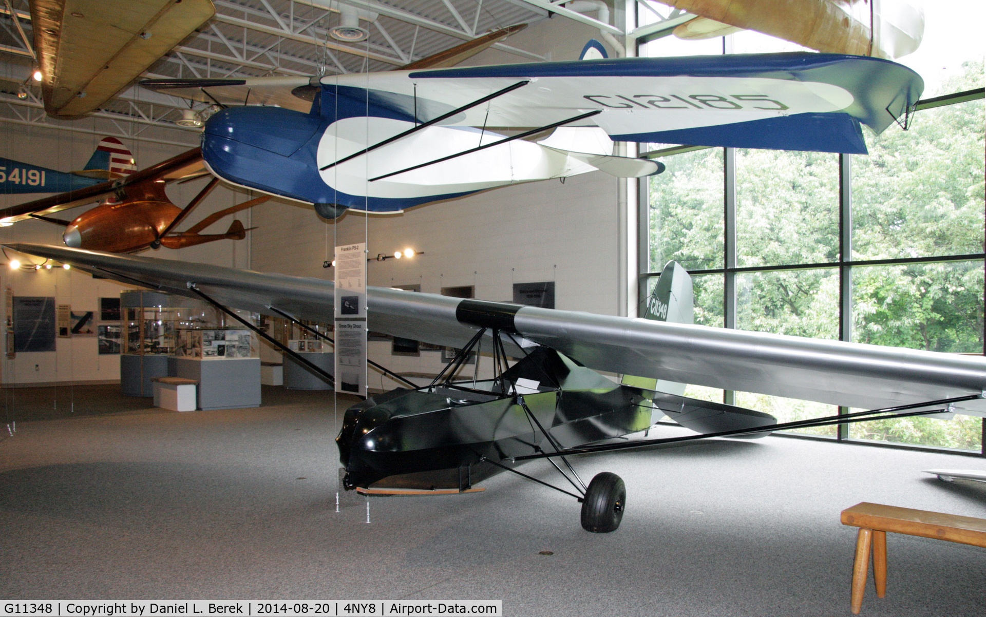 G11348, Gross Sky Ghost C/N 0000, This aircraft is part of the extensive collection at the National Soaring Museum.