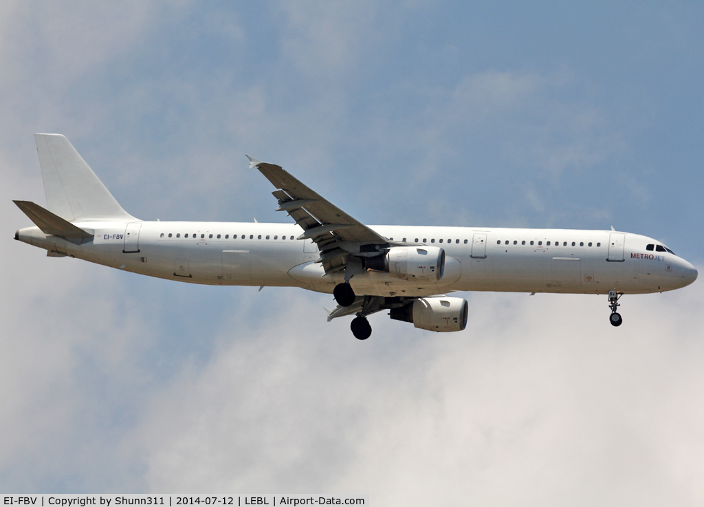 EI-FBV, 1998 Airbus A321-211 C/N 852, Landing rwy 07R