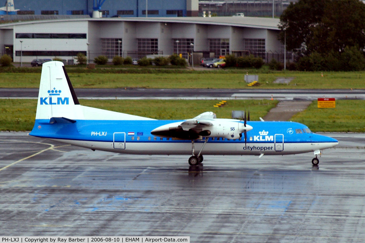 PH-LXJ, 1992 Fokker 50 C/N 20270, Fokker F-50 [20270] (KLM cityhopper) Amsterdam-Schiphol~PH 10/08/2006