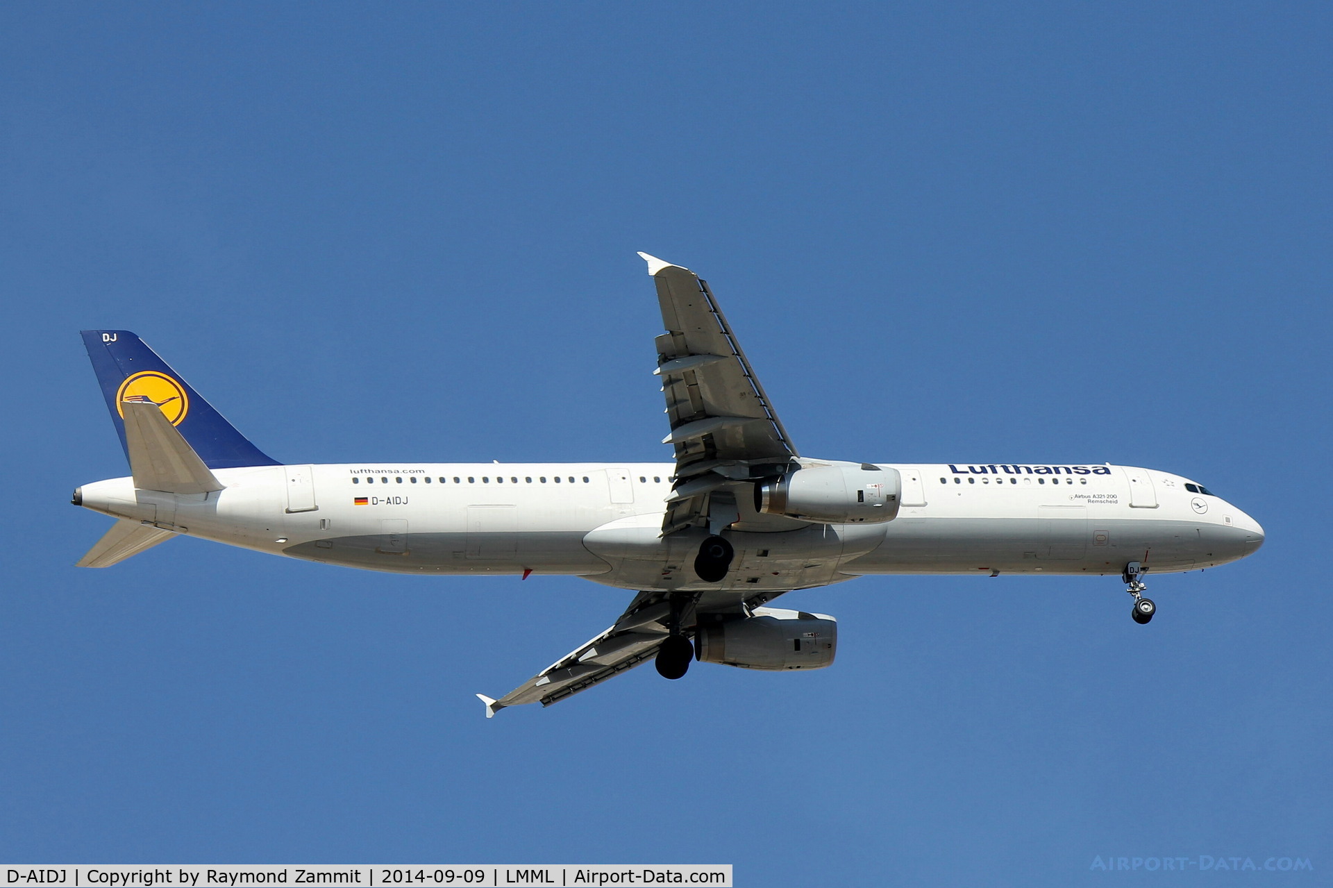 D-AIDJ, 2011 Airbus A321-231 C/N 4792, A321 D-AIDJ Lufthansa