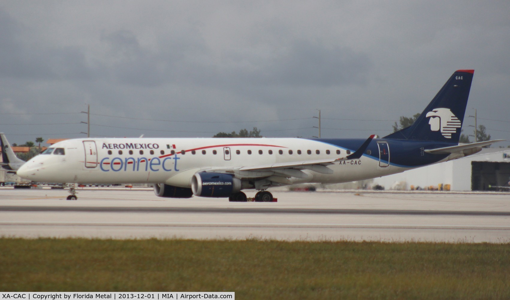 XA-CAC, 2007 Embraer 190LR (ERJ-190-100LR) C/N 19000135, Aeromexico E190