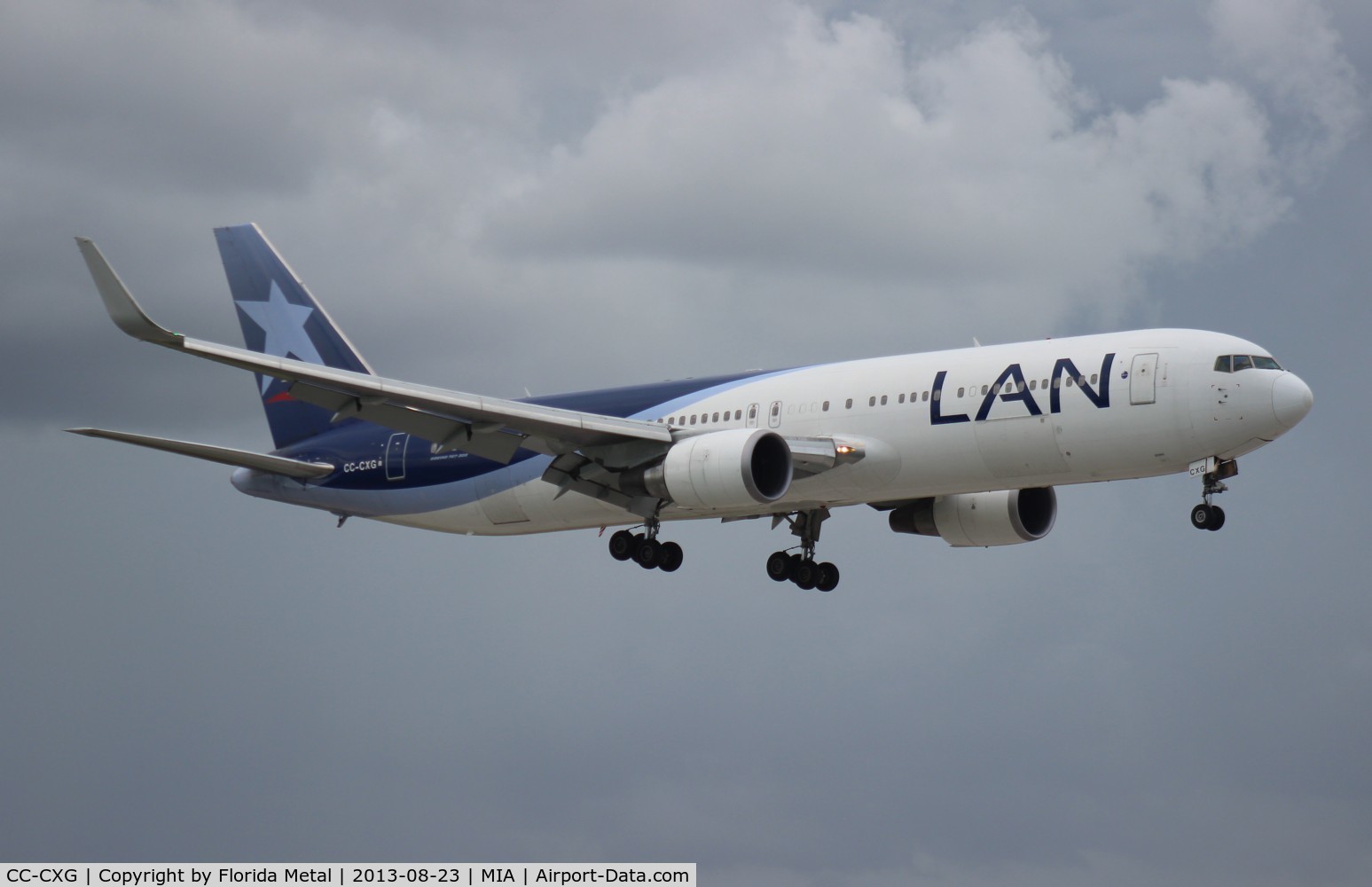 CC-CXG, 2008 Boeing 767-316/ER C/N 36712, LAN 767-300