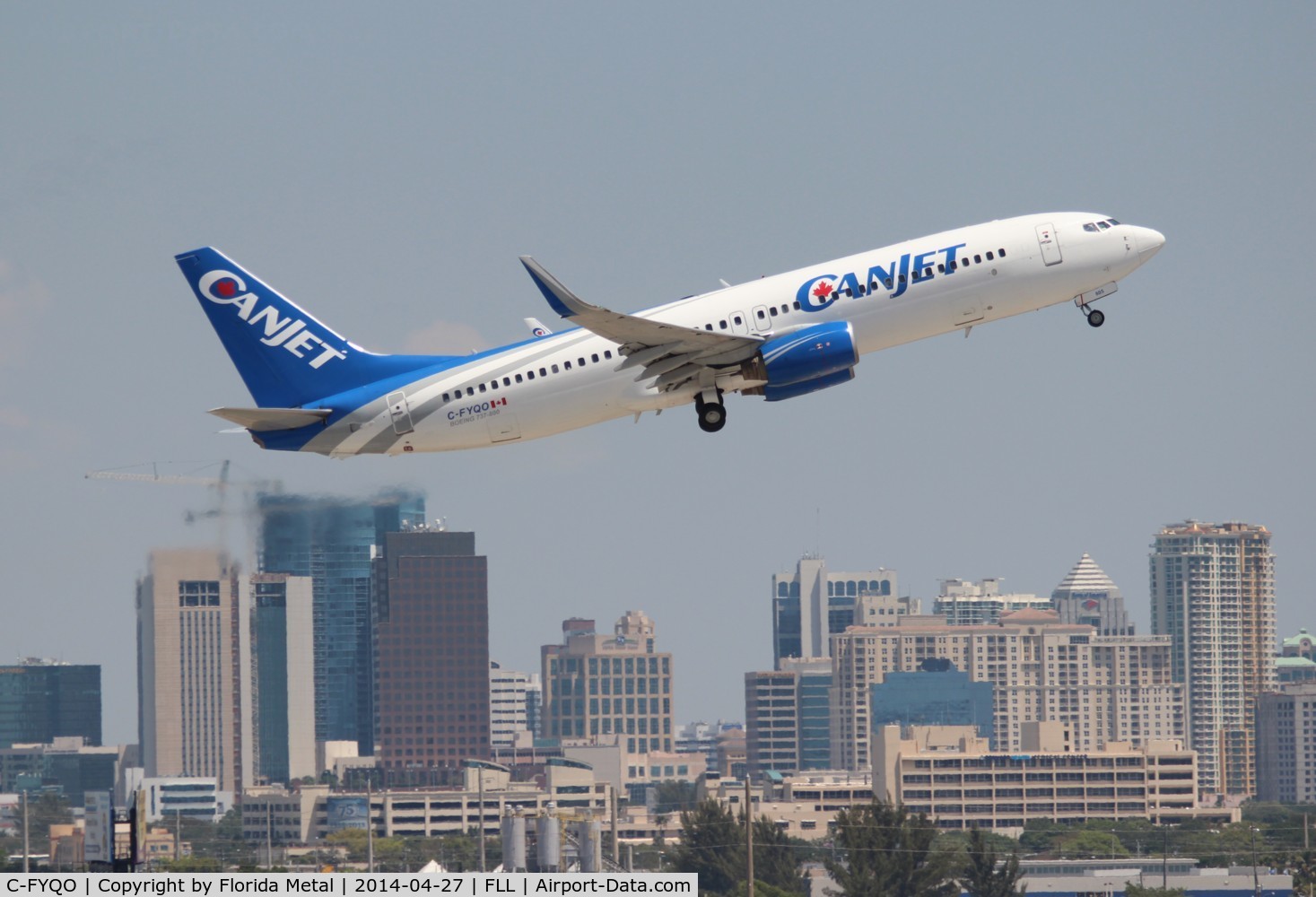 C-FYQO, 2002 Boeing 737-8AS C/N 29934, Canjet 737-800