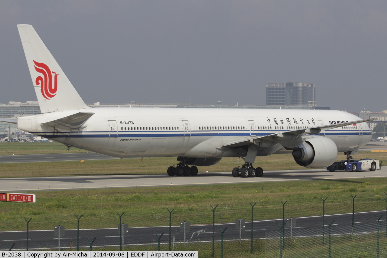 B-2038, 2013 Boeing 777-39L/ER C/N 38678, Air China