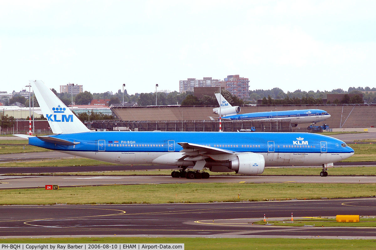 PH-BQH, 2004 Boeing 777-206/ER C/N 32705, Boeing 777-206ER [32705] (KLM Royal Dutch Airlines) Amsterdam-Schiphol~PH 10/08/2006