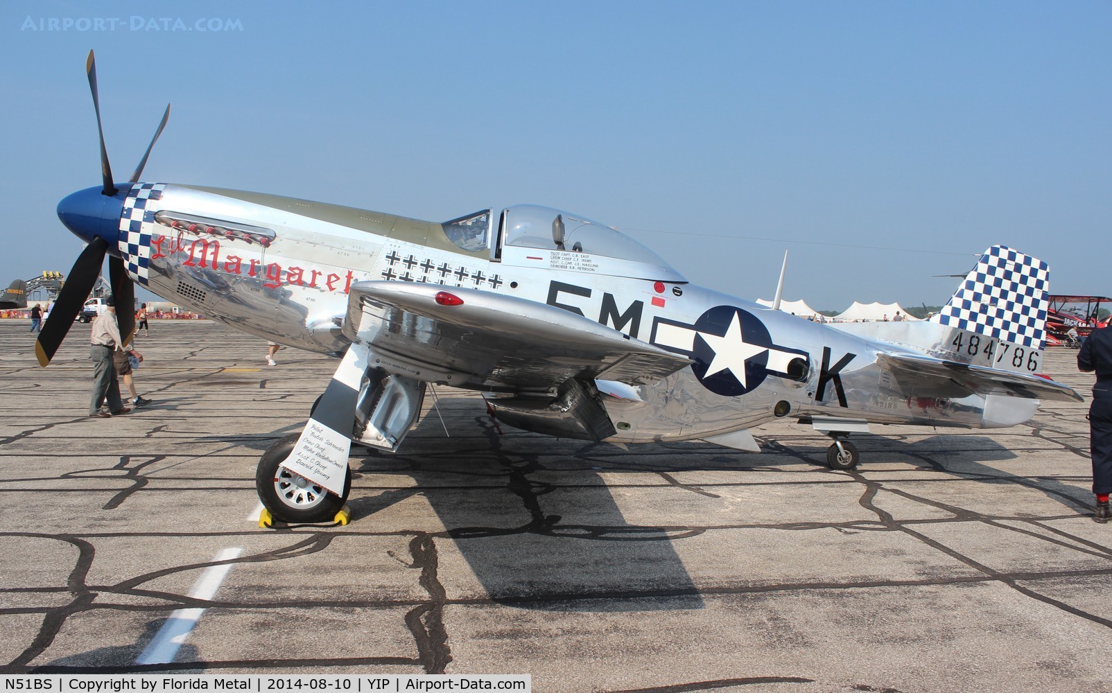 N51BS, 1958 North American P-51D Mustang C/N 44-73822, F-6 photo recon version of the P-51D Little Margaret