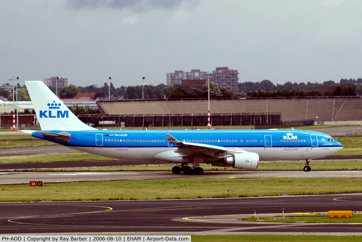 PH-AOD, 2006 Airbus A330-203 C/N 738, Airbus A330-203 [738] (KLM Royal Dutch Airlines) Amsterdam-Schiphol~PH 10/08/2006