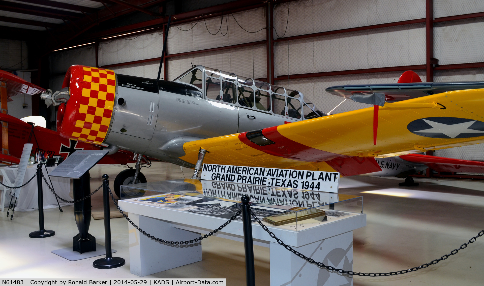 N61483, 1943 Consolidated Vultee SNV-2 C/N 79-1420, Cavanaugh Flight Museum, Addison, TX