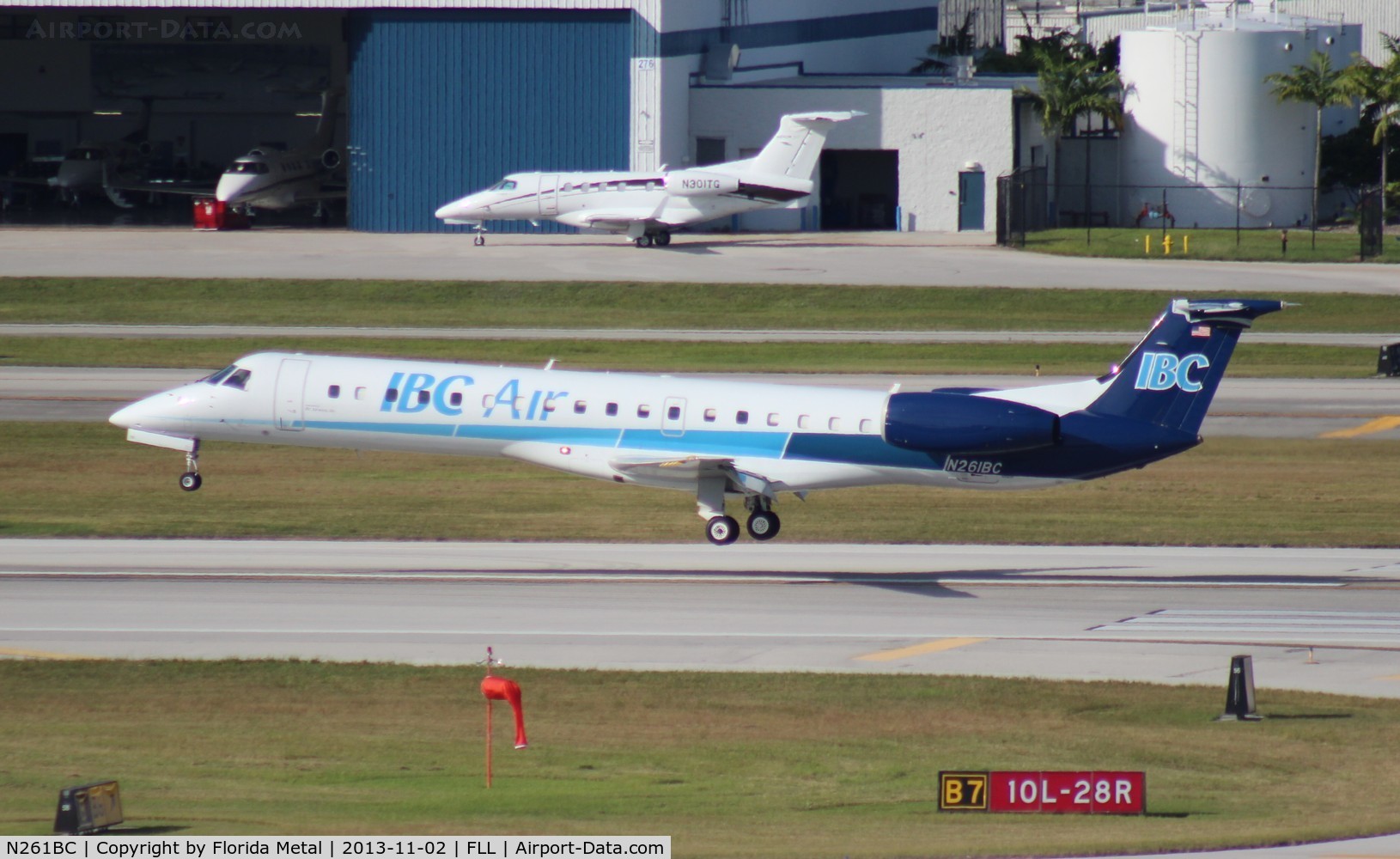 N261BC, 1998 Embraer EMB-145EP (ERJ-145EP) C/N 145082, IBC Airways E145