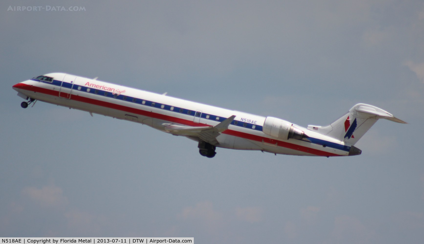 N518AE, 2003 Bombardier CRJ-701ER (CL-600-2C10) Regional Jet C/N 10126, American Eagle CRJ-700