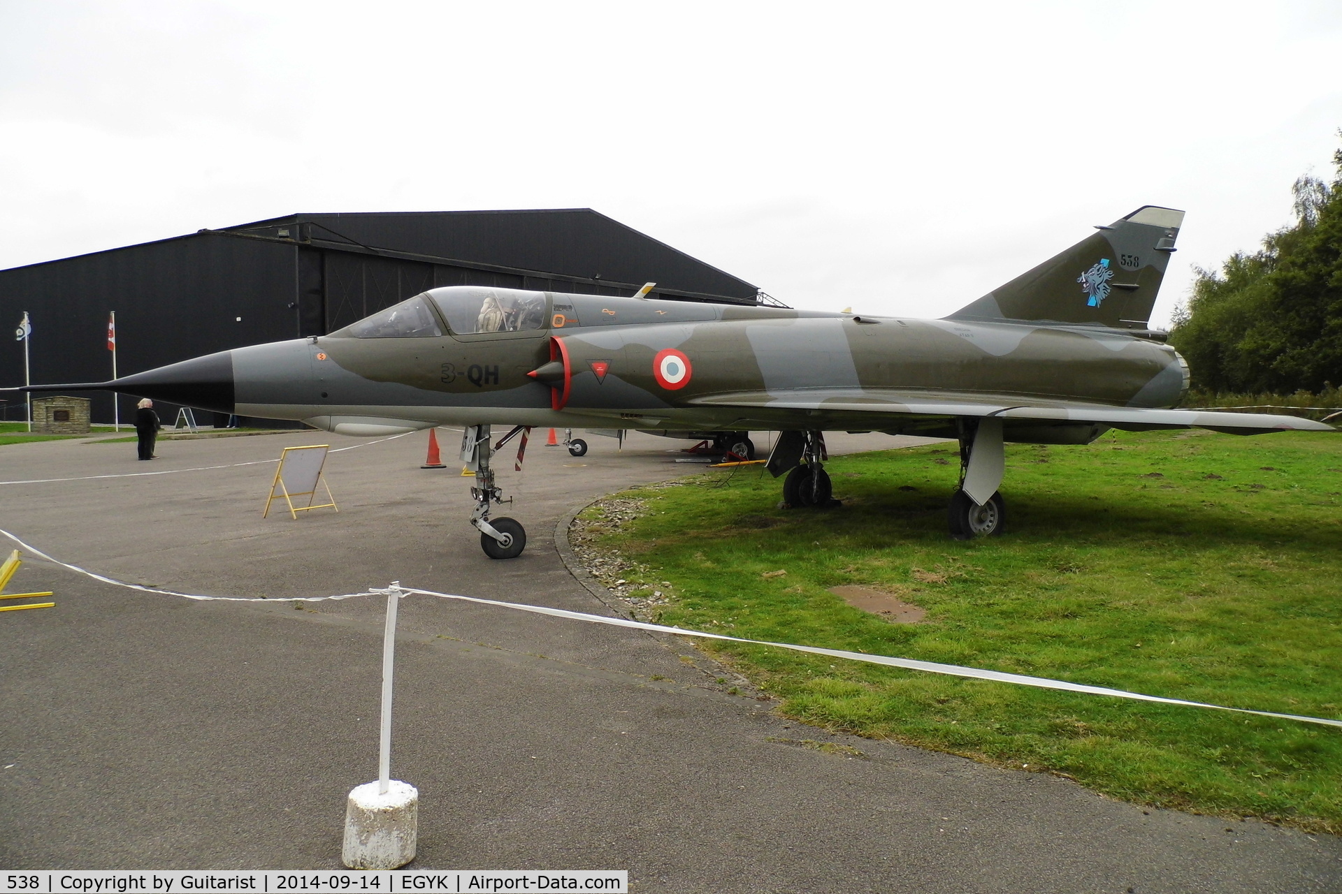 538, Dassault Mirage IIIE C/N 538, At the York Air Museum