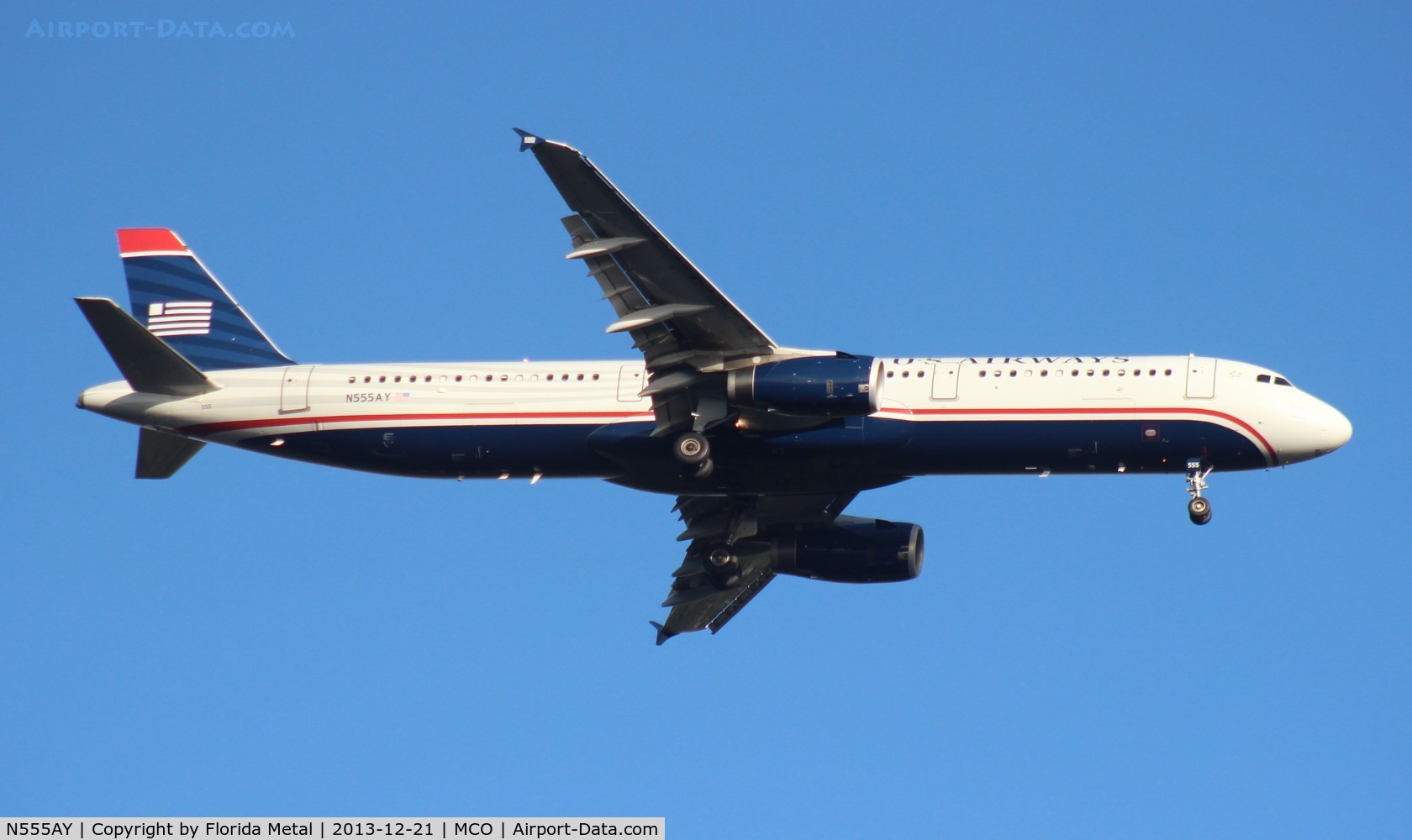 N555AY, 2012 Airbus A321-231 C/N 5235, US Airways A321