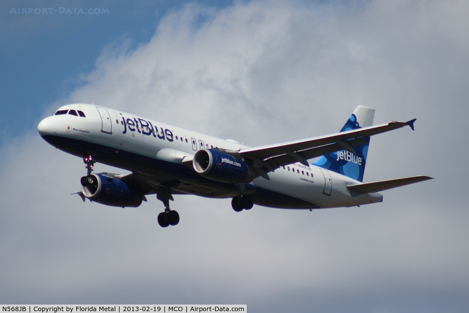 N568JB, 2003 Airbus A320-232 C/N 2063, Jet Blue A320