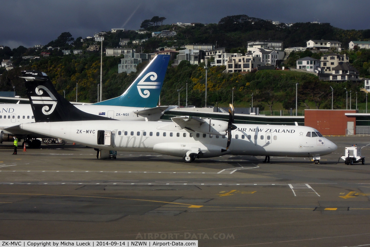 ZK-MVC, 2013 ATR 72-600 C/N 1084, At Wellington