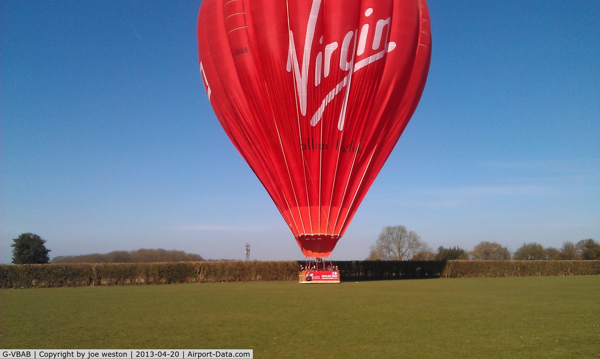 G-VBAB, 2012 Cameron Balloons A-400 C/N 11608, I whant to school and this was ther