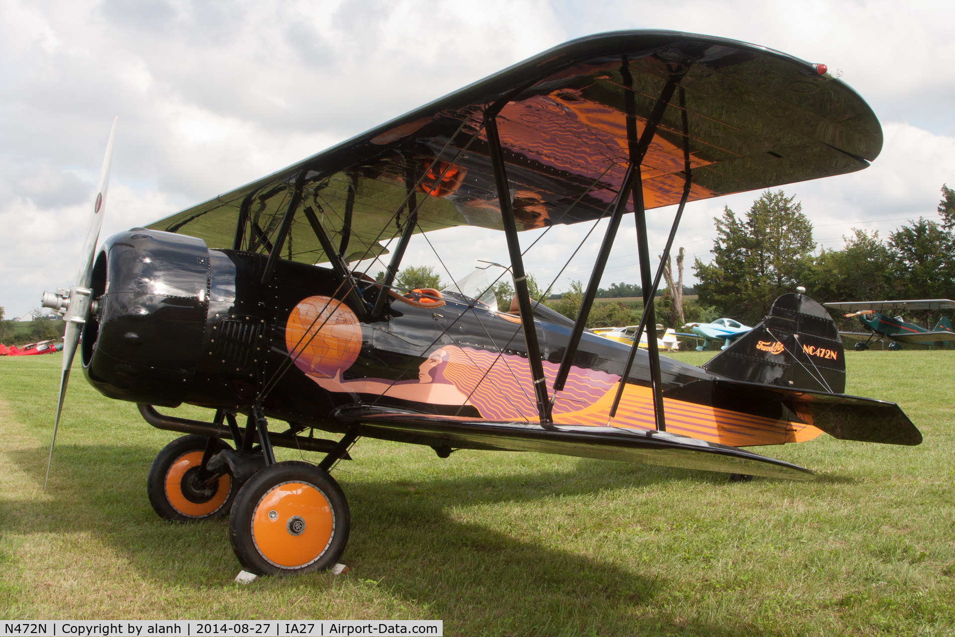 N472N, 1929 Travel Air D-4-D C/N 1362, At Antique Airfield, Blakesburg