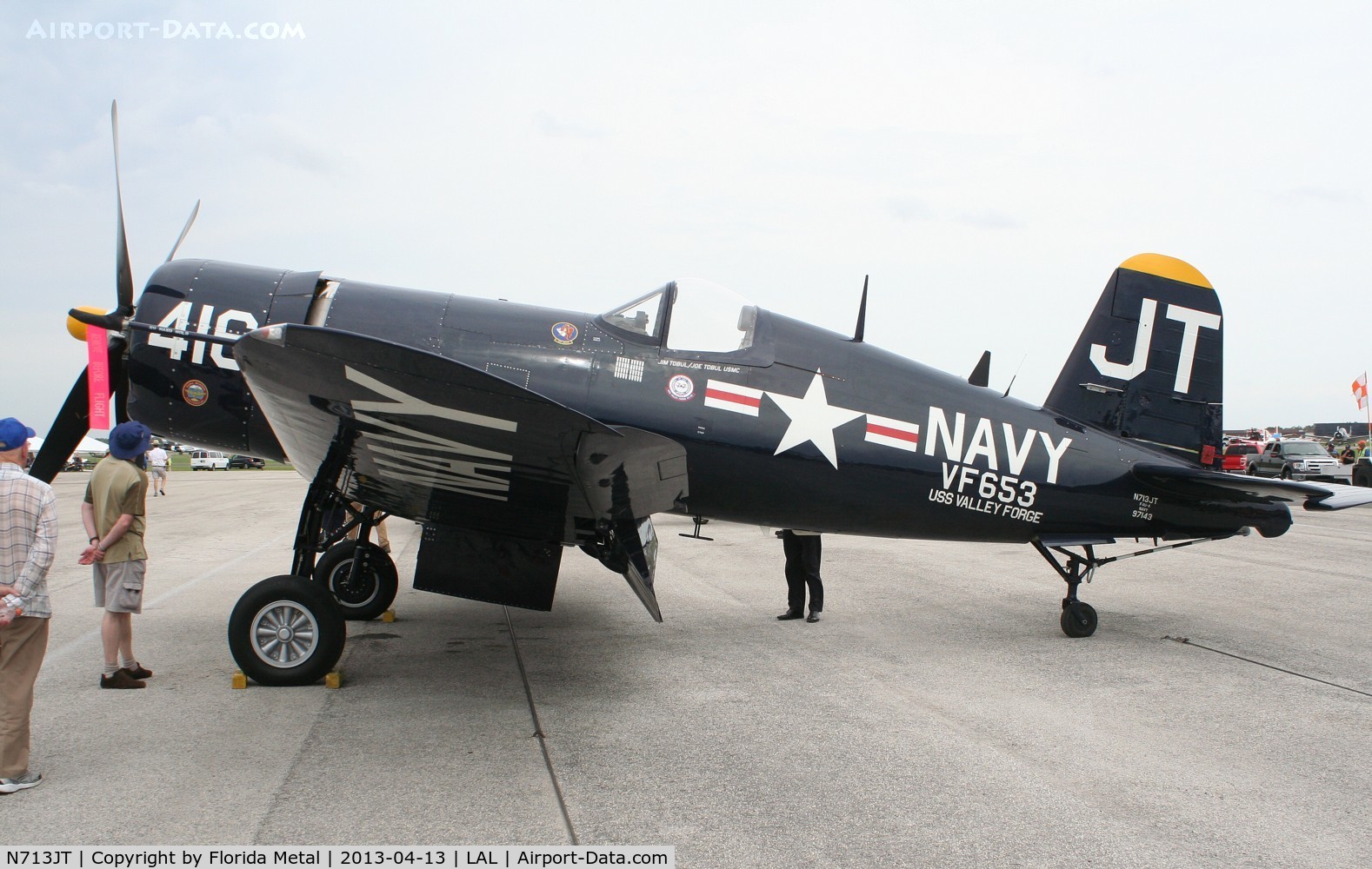 N713JT, 1945 Vought F4U-4B Corsair C/N 97143, Korean War Hero
