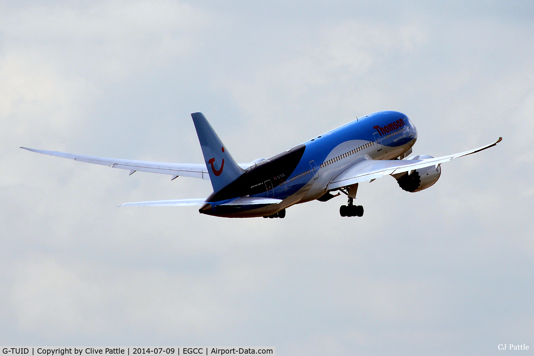 G-TUID, 2013 Boeing 787-8 Dreamliner C/N 36424, Wing bending take-off