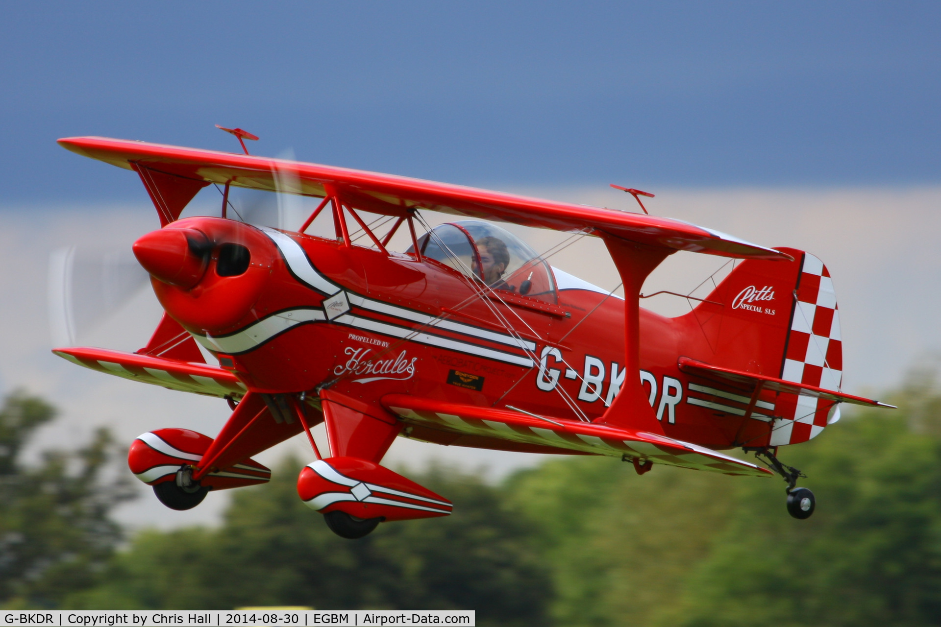 G-BKDR, 1982 Pitts S-1S Special C/N PFA 009-10654, at the LAA Rally 2014, Sywell