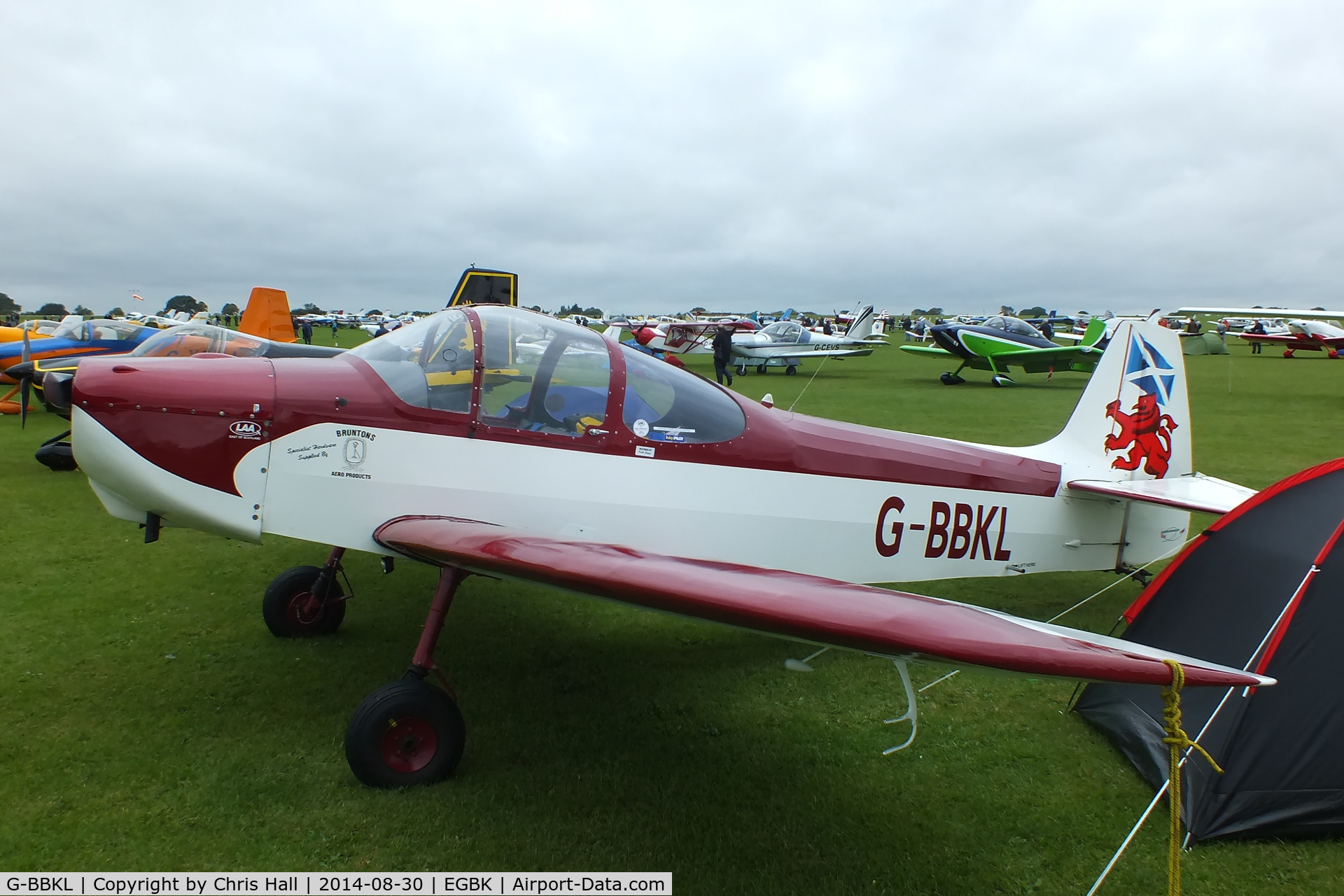 G-BBKL, 1958 Piel CP-301A Emeraude C/N 237, at the LAA Rally 2014, Sywell