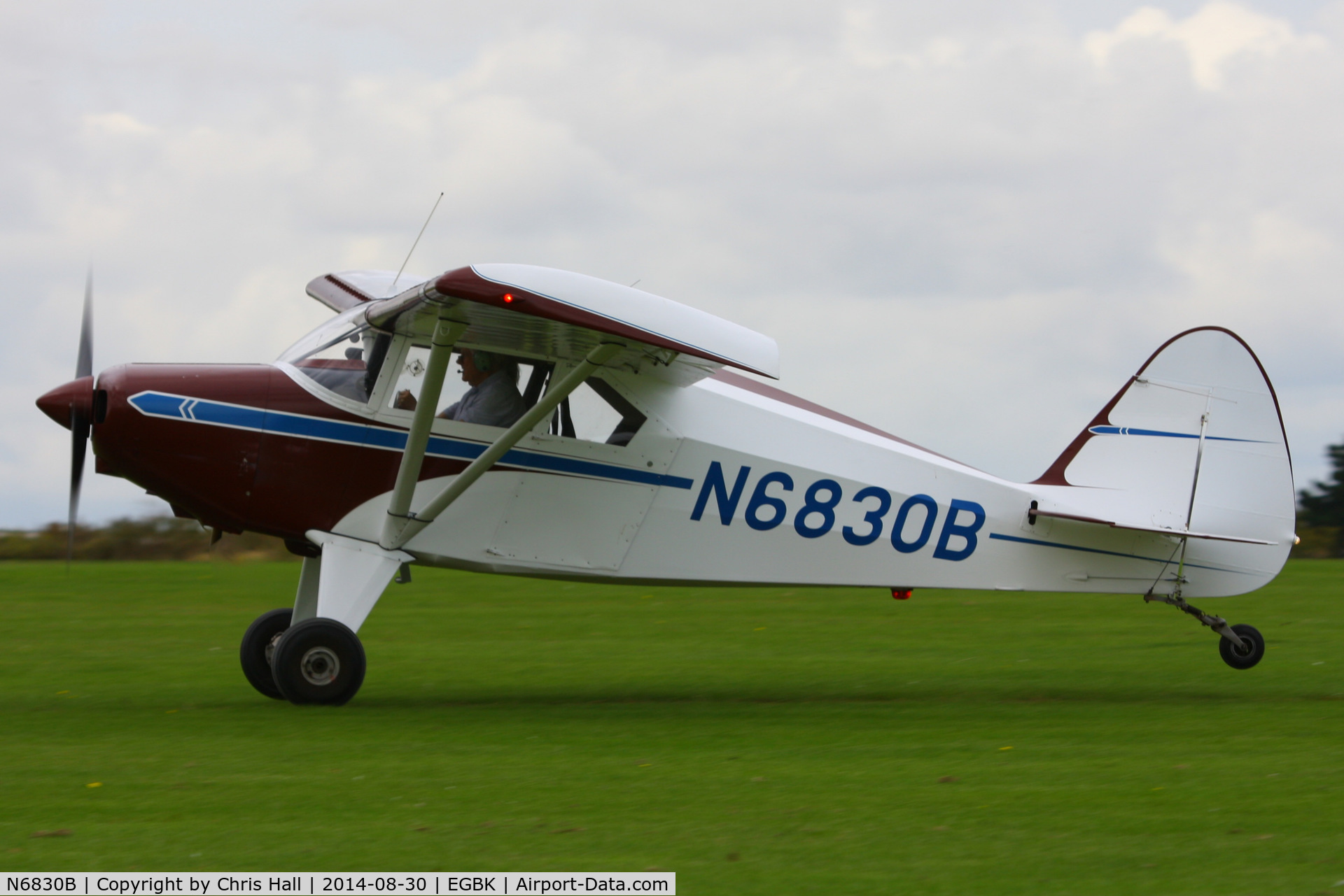 N6830B, Piper PA-22-150 C/N 22-4128, at the LAA Rally 2014, Sywell