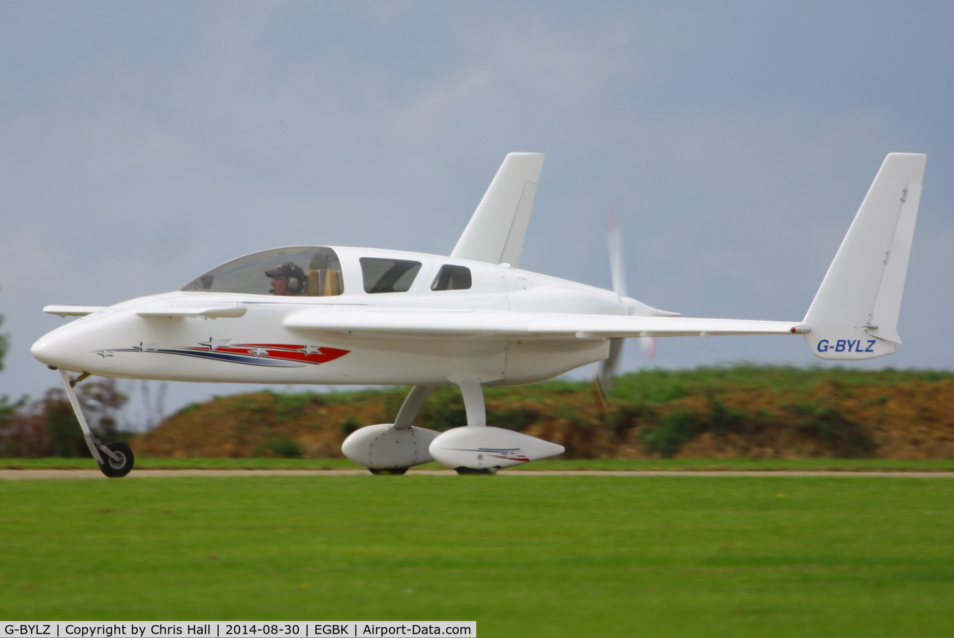G-BYLZ, 1999 Co-Z Cozy Mark IV C/N PFA 159-12464, at the LAA Rally 2014, Sywell
