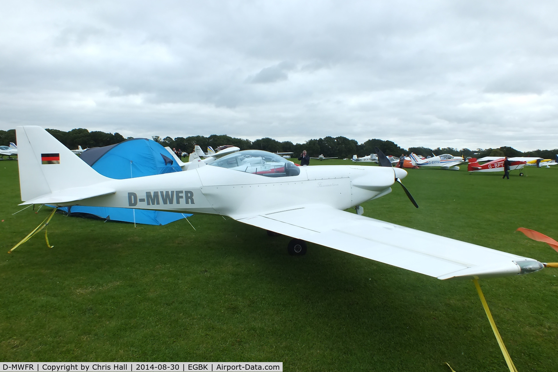 D-MWFR, WDFL Dallach D4 Fascination C/N 40, at the LAA Rally 2014, Sywell