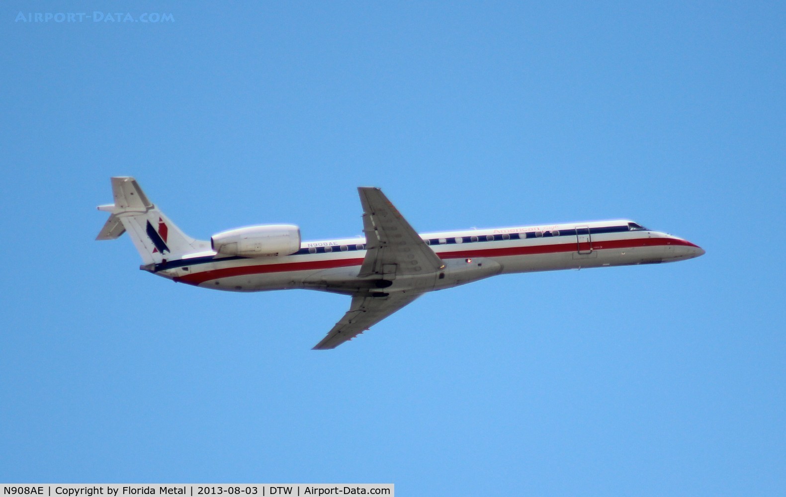 N908AE, 2005 Embraer ERJ-145LR (EMB-145LR) C/N 14500897, Eagle E145LR