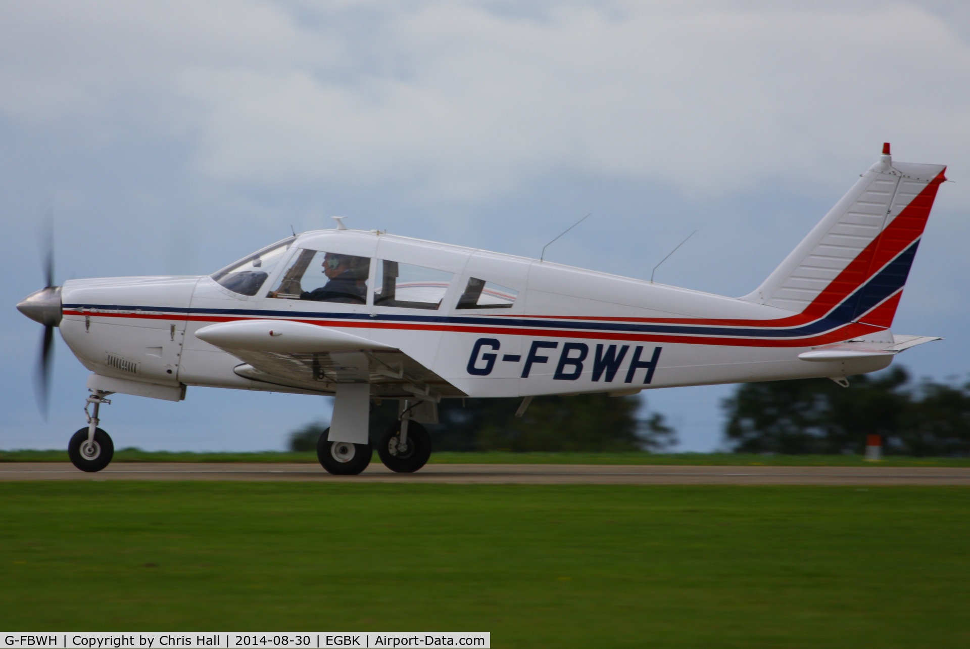 G-FBWH, 1968 Piper PA-28R-180 Cherokee Arrow C/N 28R-30368, at the LAA Rally 2014, Sywell