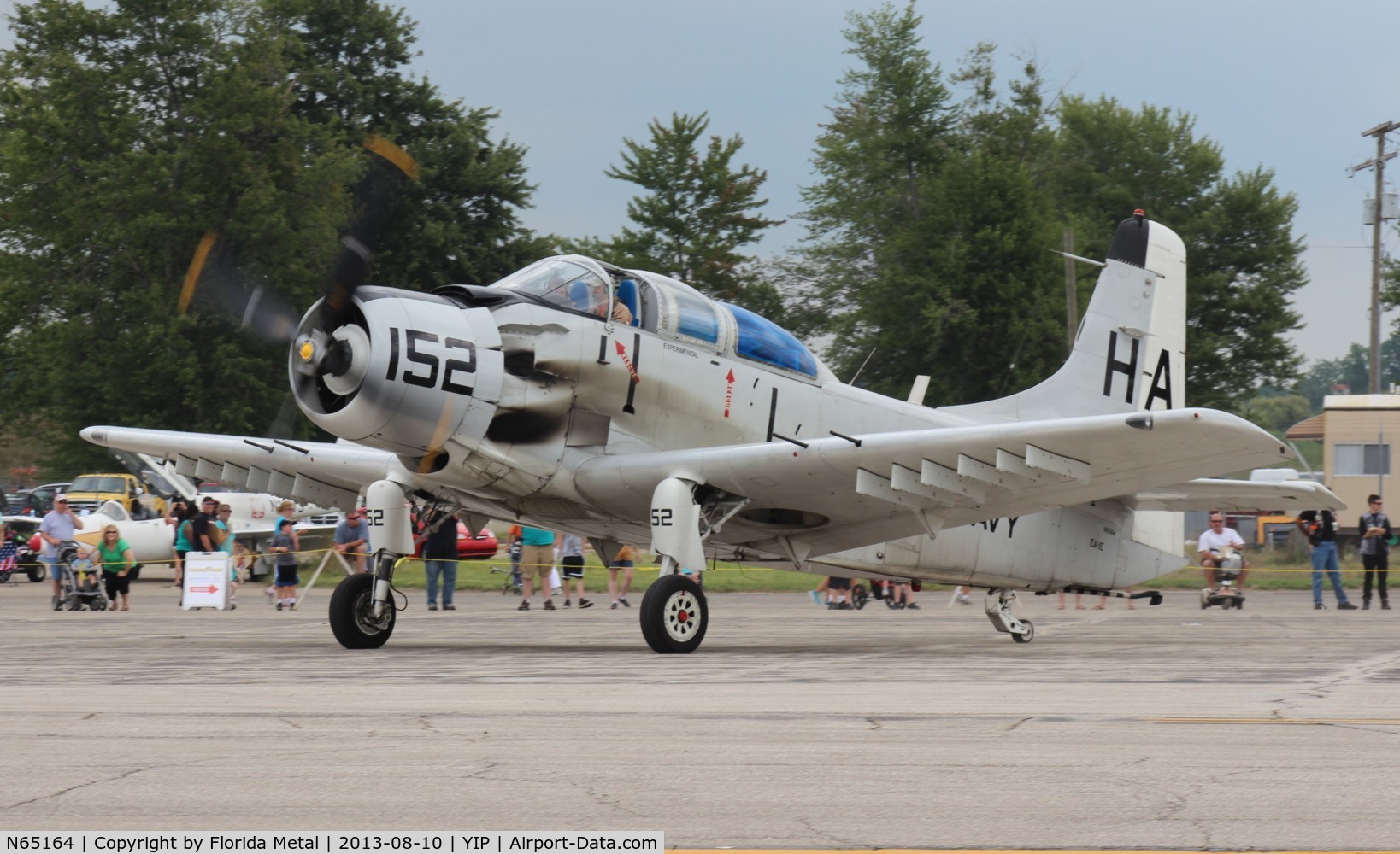 N65164, 1955 Douglas EA-1E Skyraider AD-5W C/N 55-471DH, EA-1E