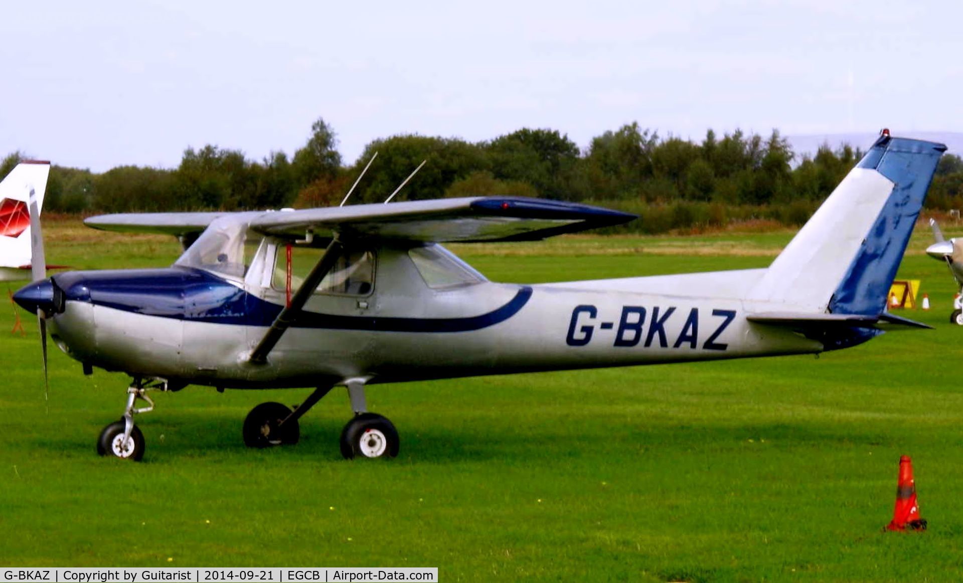 G-BKAZ, 1979 Cessna 152 C/N 152-82832, At the City Airport Manchester