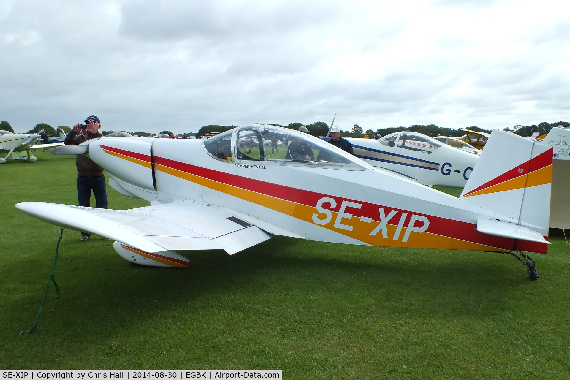 SE-XIP, 1988 Thorp T-18 Tiger C/N 548, at the LAA Rally 2014, Sywell