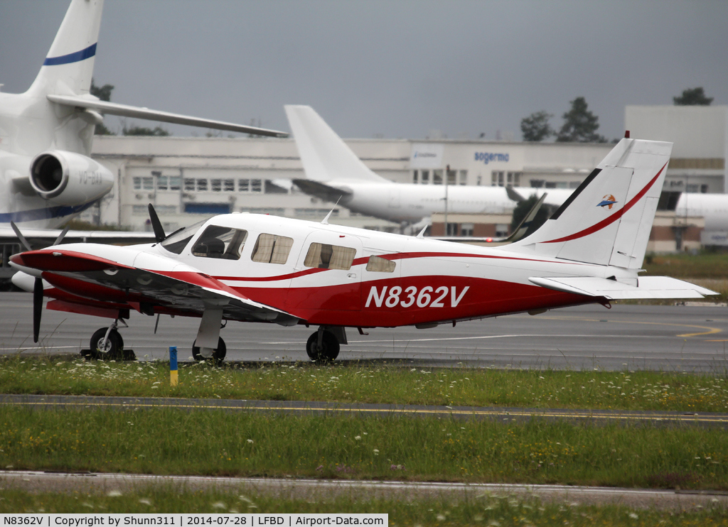 N8362V, 1981 Piper PA-34-220T Seneca III C/N 34-8133056, Parked at the General Aviation area...