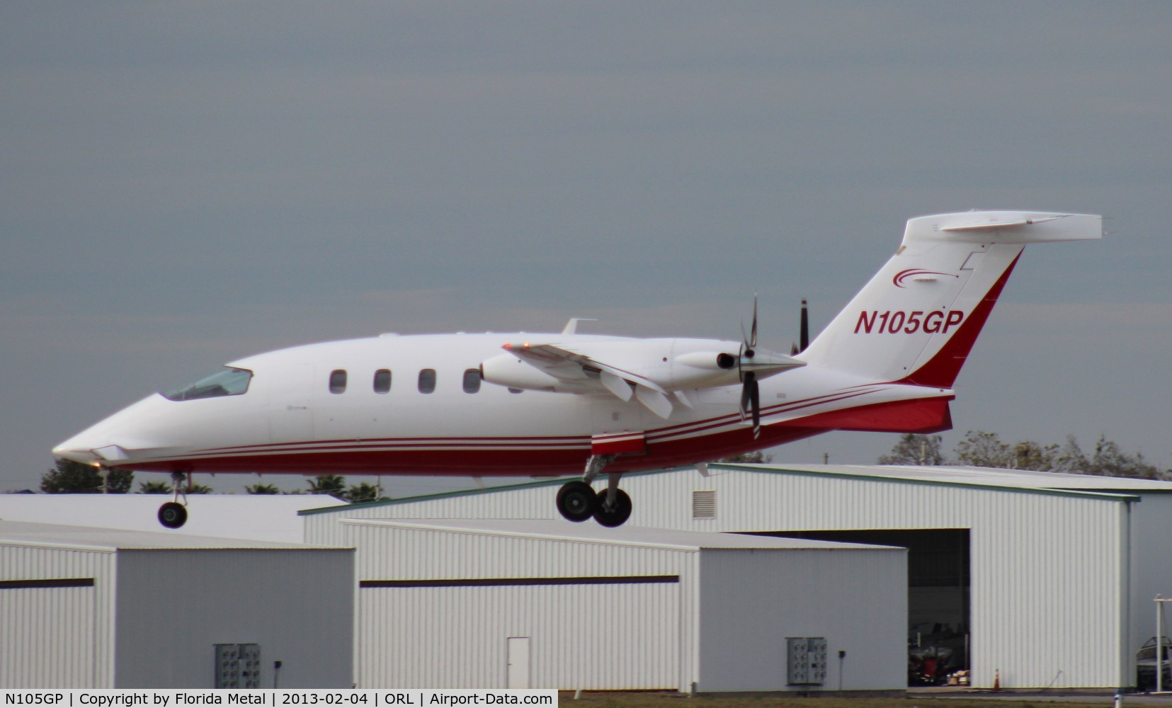 N105GP, Piaggio P-180 C/N 1048, Piaggio P180