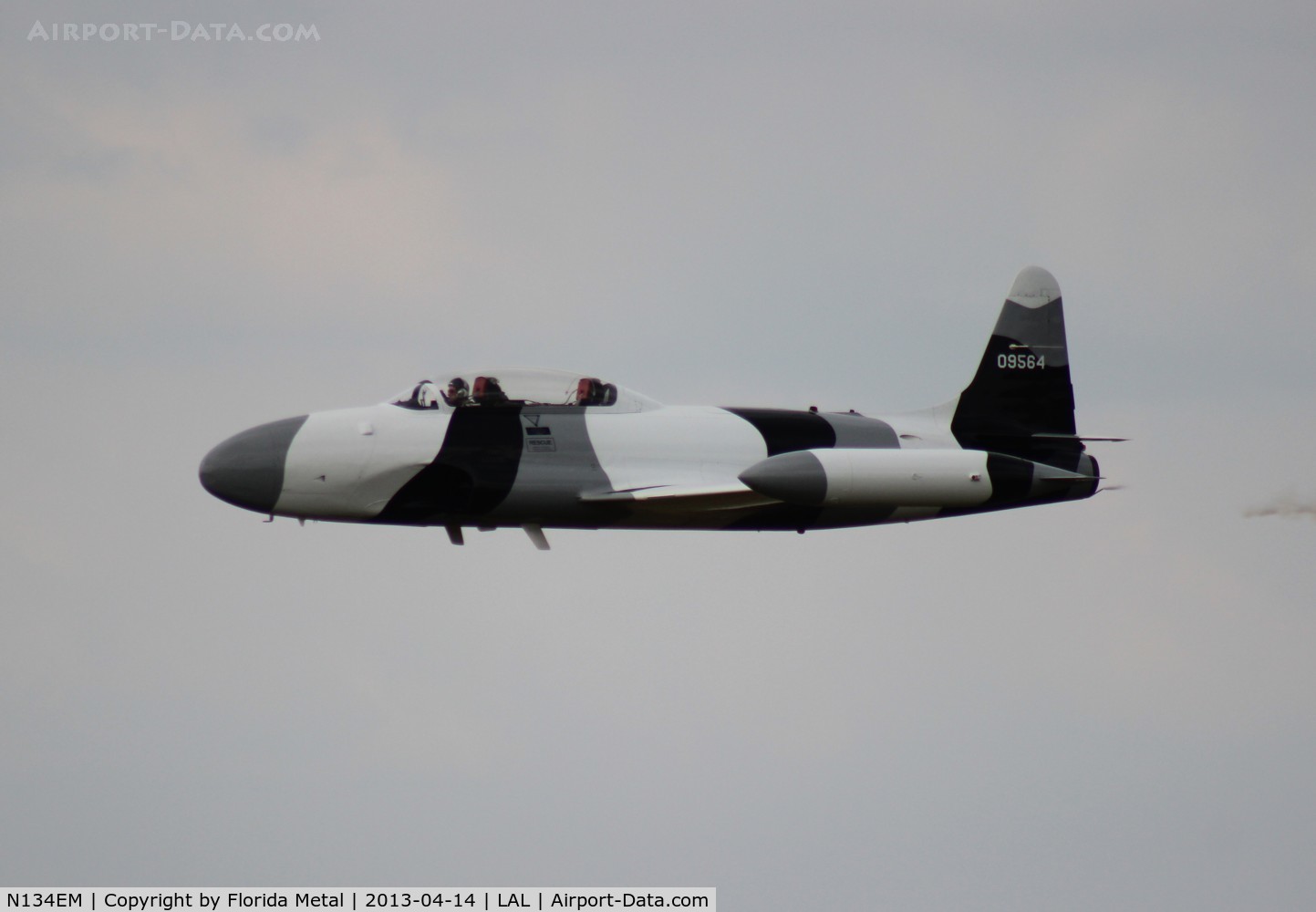 N134EM, Canadair CT-133 Silver Star 3 (CL-30) C/N T33-564, Black Diamond Jet Team T-33