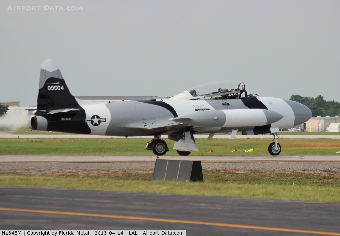 N134EM, Canadair CT-133 Silver Star 3 (CL-30) C/N T33-564, T-33 Black Diamond Jet Team