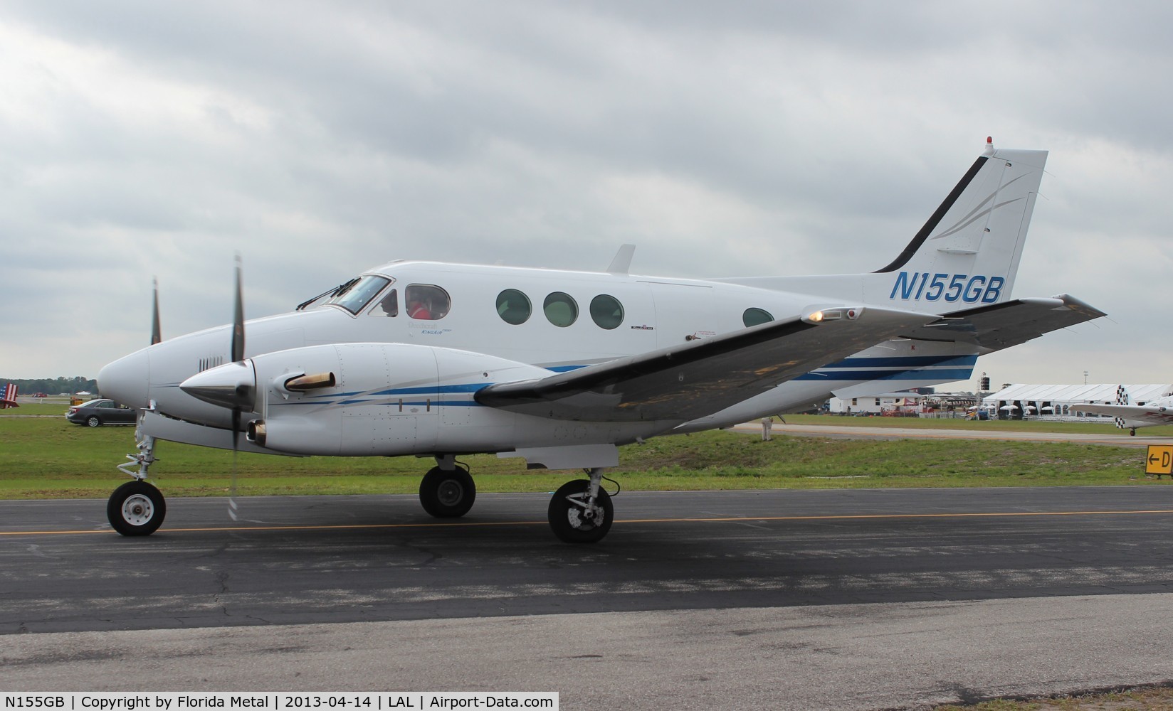 N155GB, Beech C90A King Air C/N LJ-1107, Beech C90A