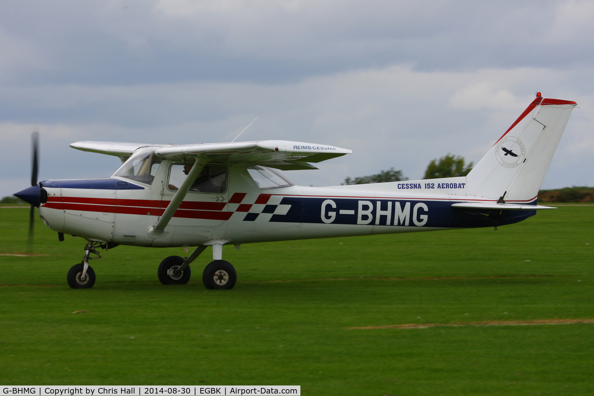 G-BHMG, 1980 Reims FA152 Aerobat C/N 0368, at the LAA Rally 2014, Sywell