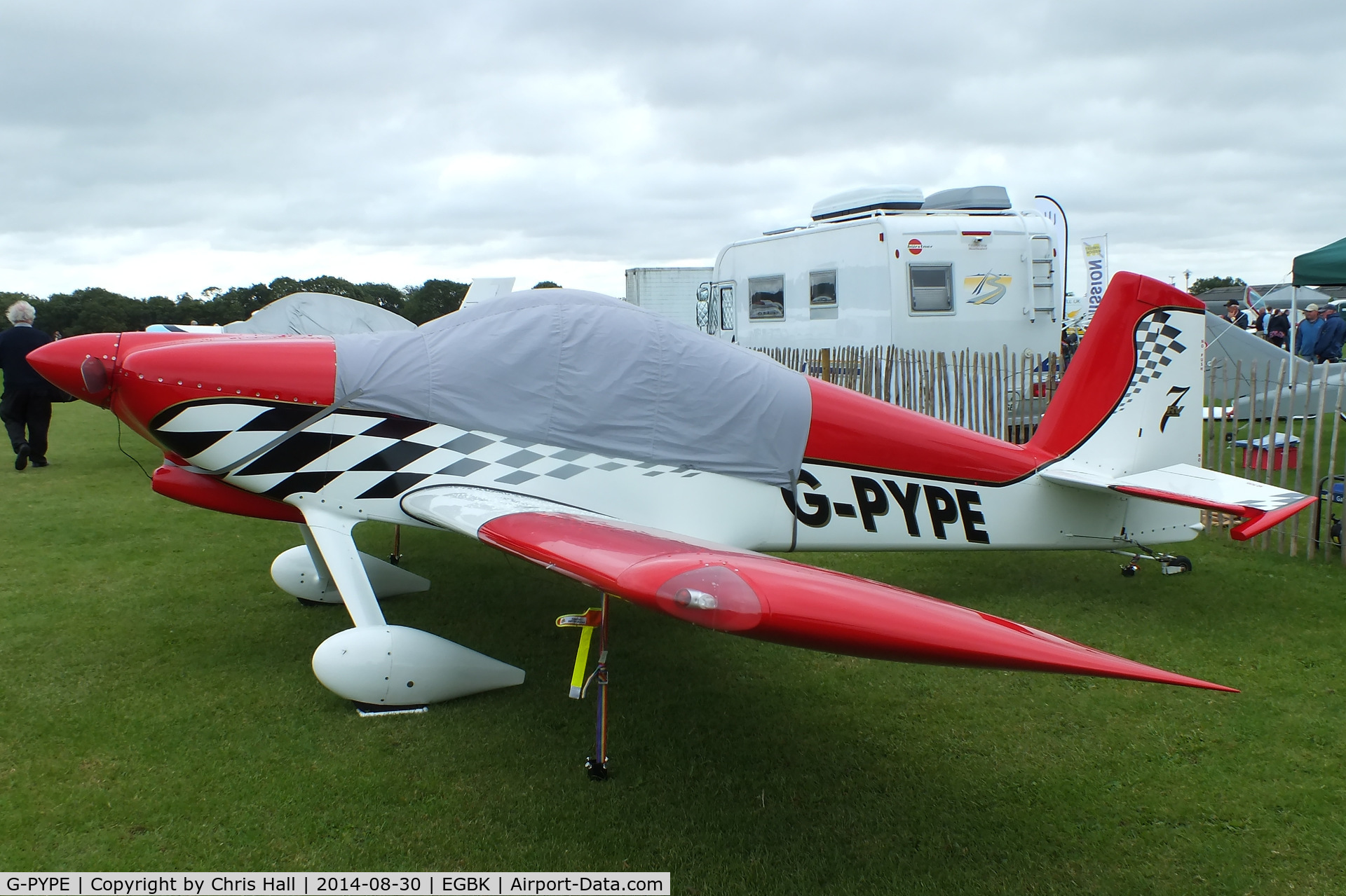 G-PYPE, 2007 Vans RV-7 C/N PFA 323-14398, at the LAA Rally 2014, Sywell