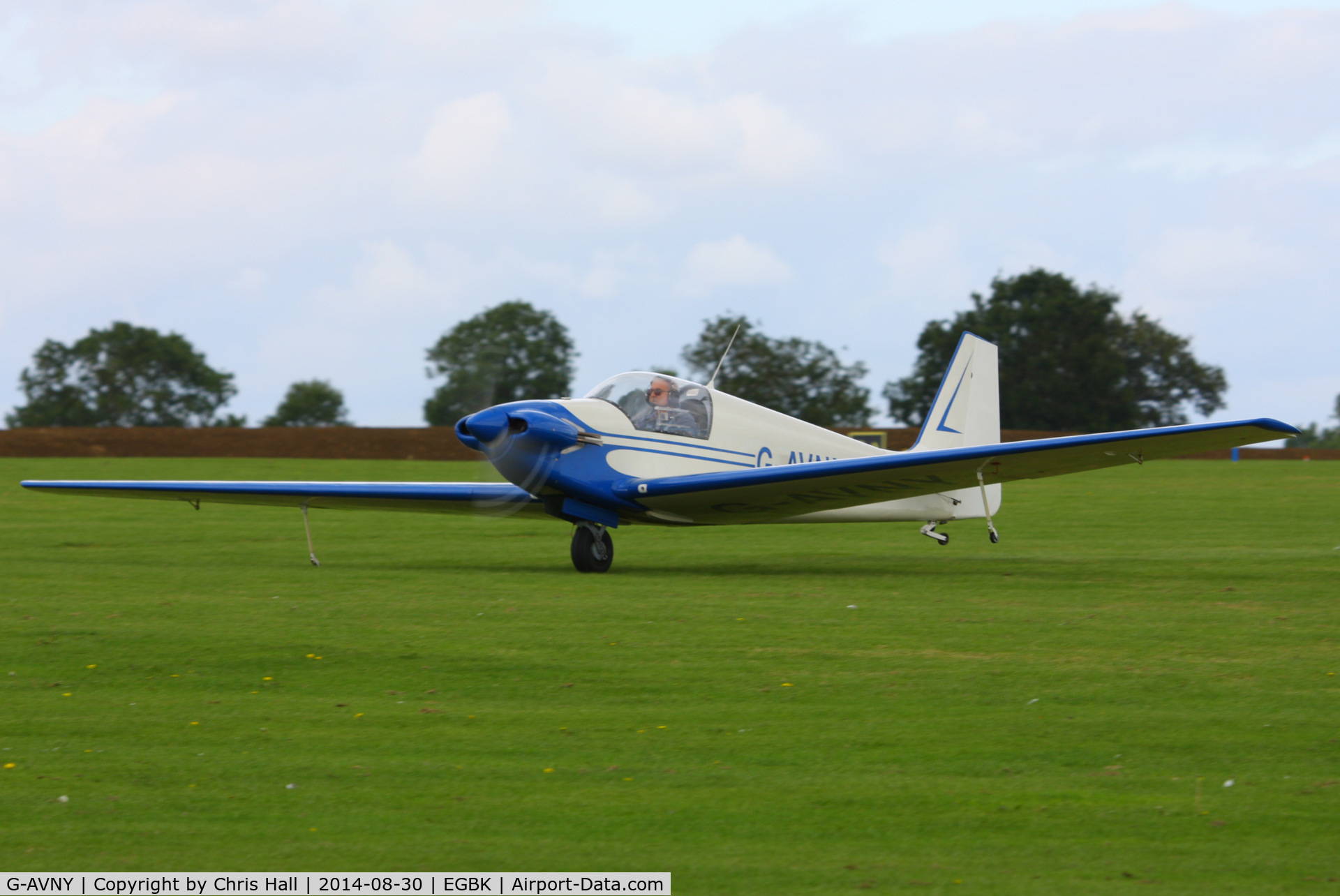 G-AVNY, 1967 Sportavia-Putzer Fournier RF-4D C/N 4029, at the LAA Rally 2014, Sywell