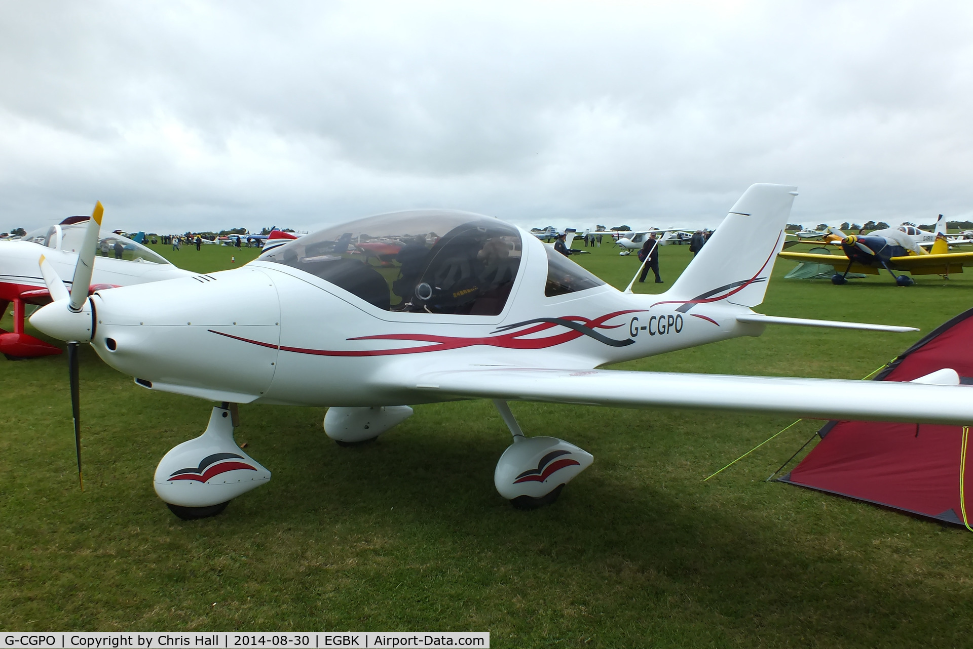 G-CGPO, 2011 TL Ultralight TL-2000UK Sting Carbon C/N LAA 347-14896, at the LAA Rally 2014, Sywell