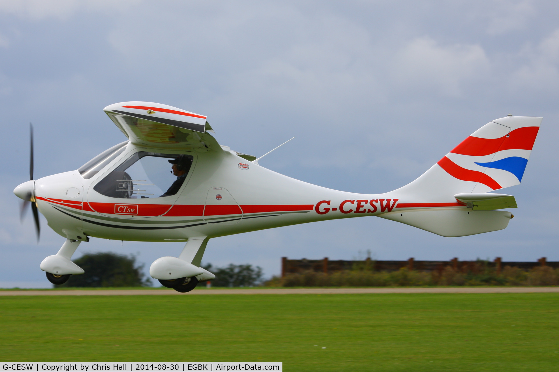 G-CESW, 2007 Flight Design CTSW C/N 8296, at the LAA Rally 2014, Sywell